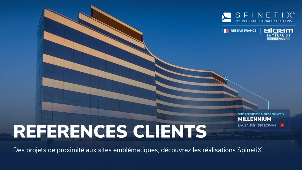 Aperçu de la présentation Références clients SpinetiX et ALGAM