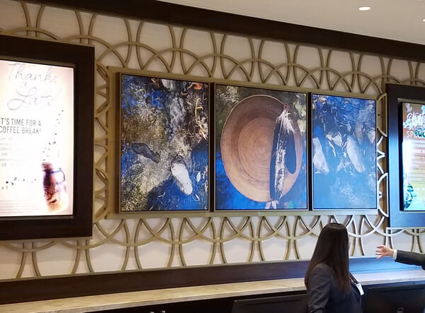 écrans SpinetiX dans le lobby du complexe Soboba