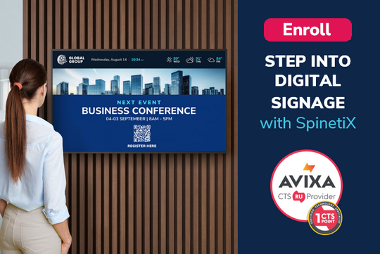 Step into Digital Signage with SpinetiX webinar