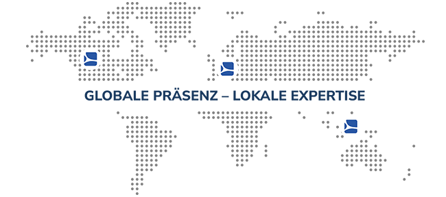 Weltkarte des SpinetiX Netzwerks zertifizierter Händler