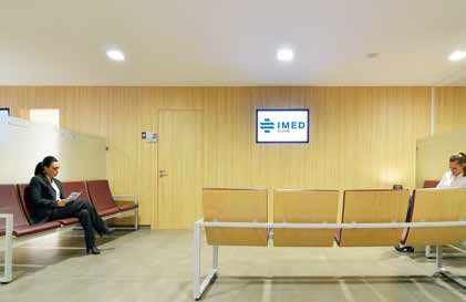 IMED hospital waiting room.