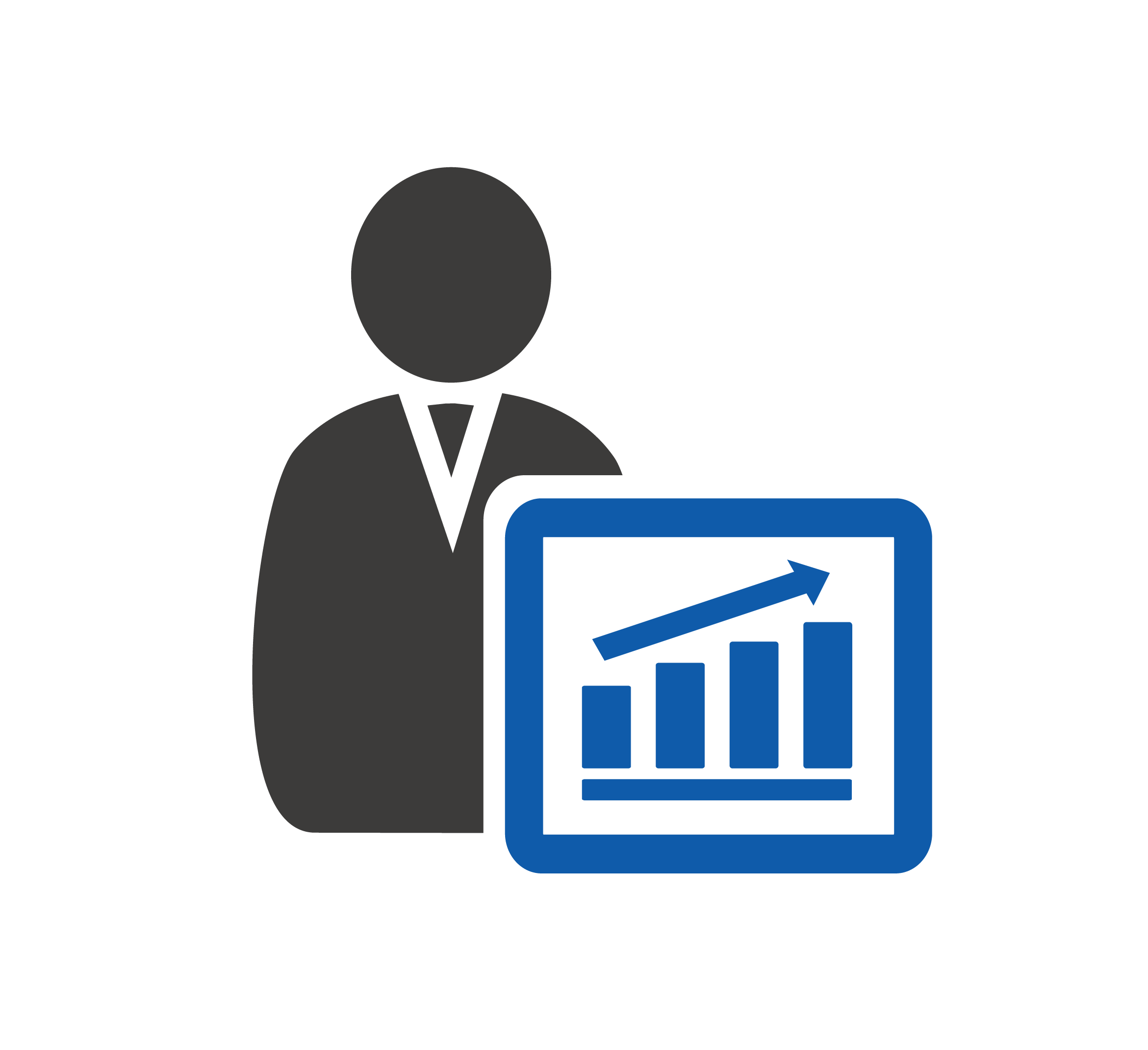 icon showing the increase of value in communication