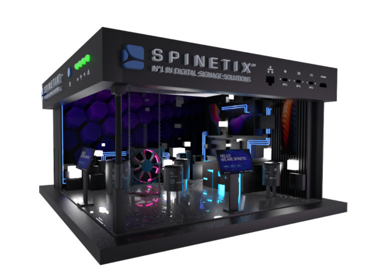 booth concept spinetix integrated systems russia