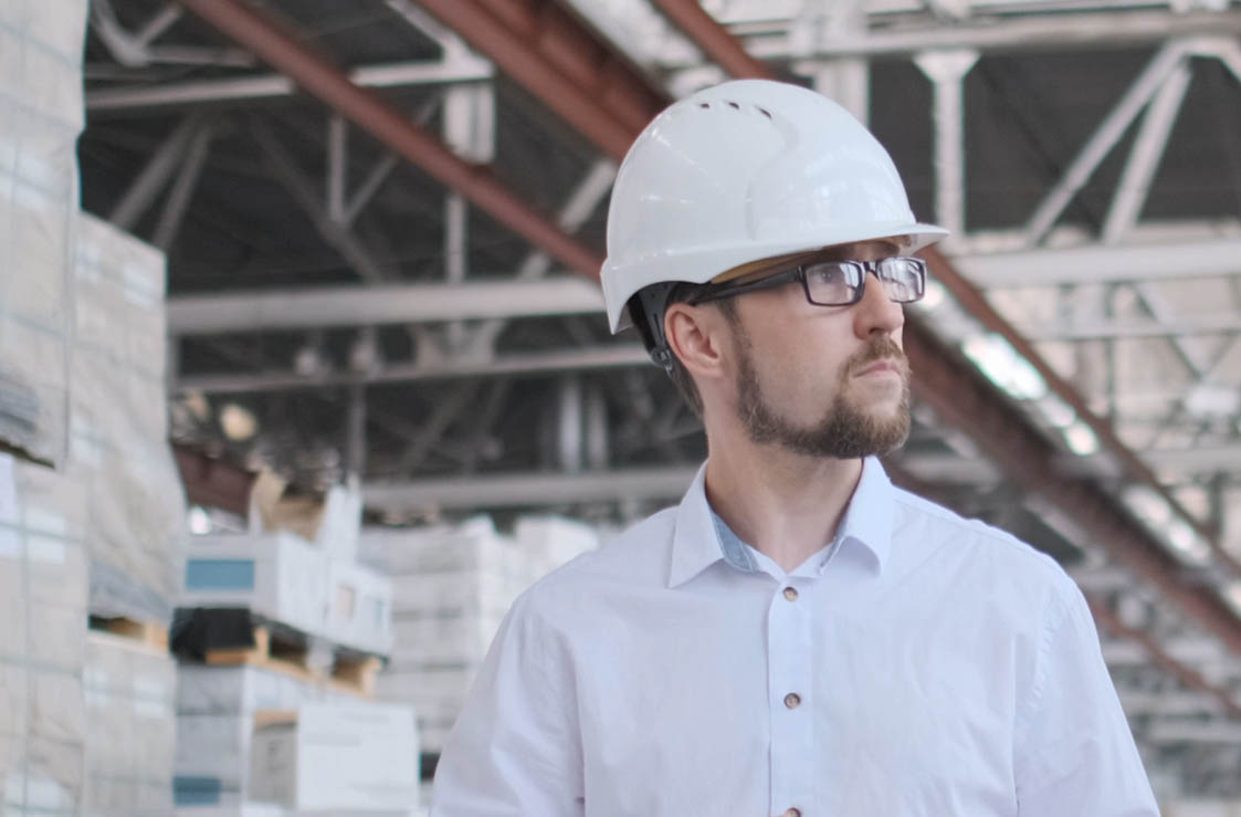 on-site employee at the warehouse