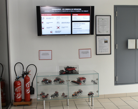 site de production agco situé à Beauvais, France