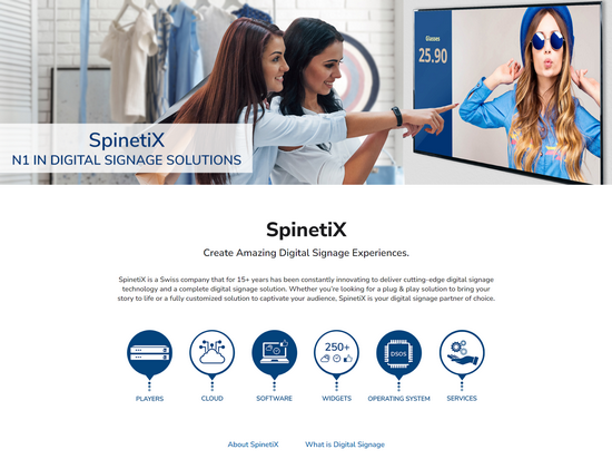 spinetix example page