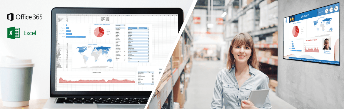 digital signage dashboards with excel from spinetix