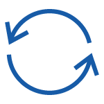 icône circulaire - firmware à jour