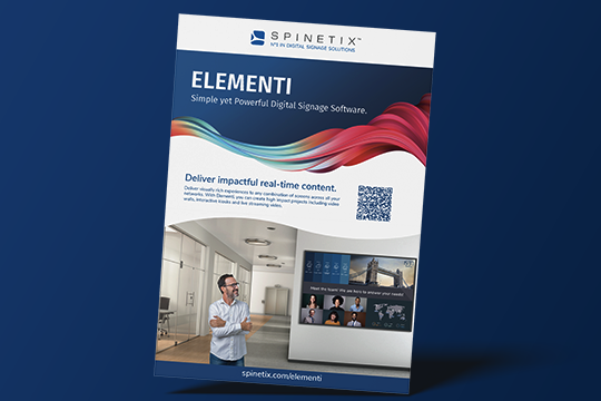 spinetix elementi digital signage software
