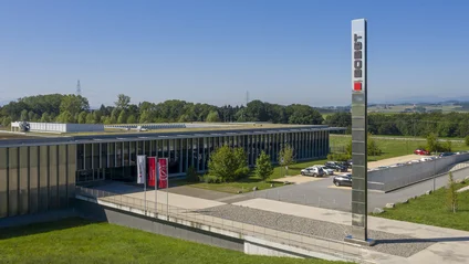 Exterior of the BOBST headquarters campus