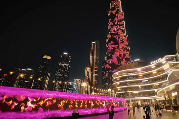 dubai fountain spinetix case study