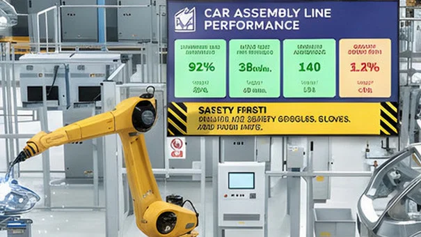 Digital Signage for Manufacturing