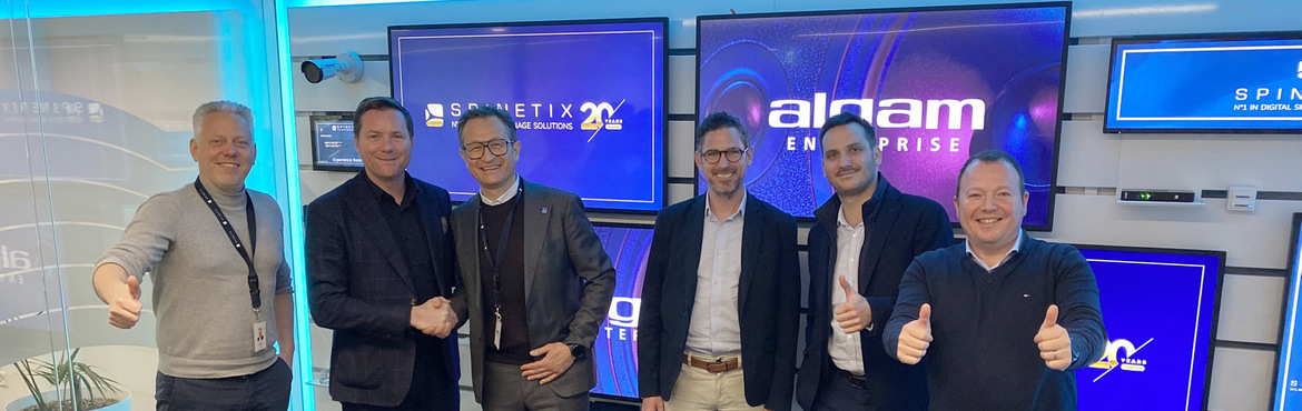 spinetix algam partnership press release