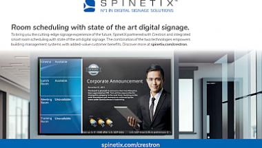 spinetix crestron partnership printed ad march 2018