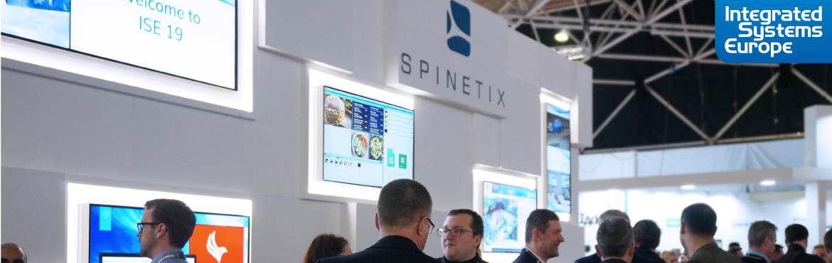 integrated systems europe spinetix booth