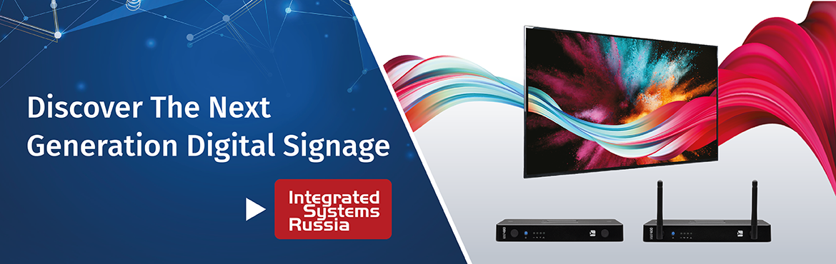 discover our new digital signage solution at integrated systems russia spinetix