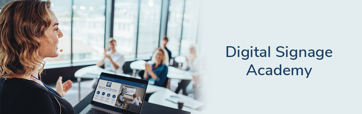 spinetix digital signage academy training facility header image