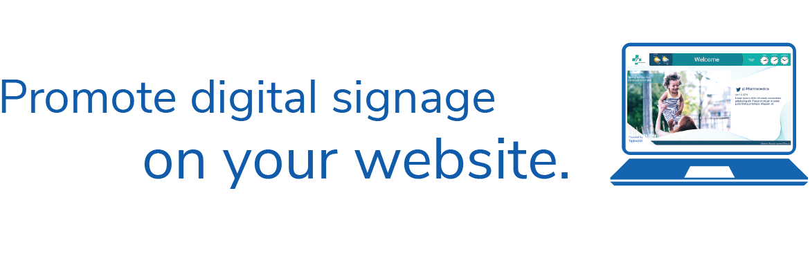 promote digital signage with the spinetix web kit