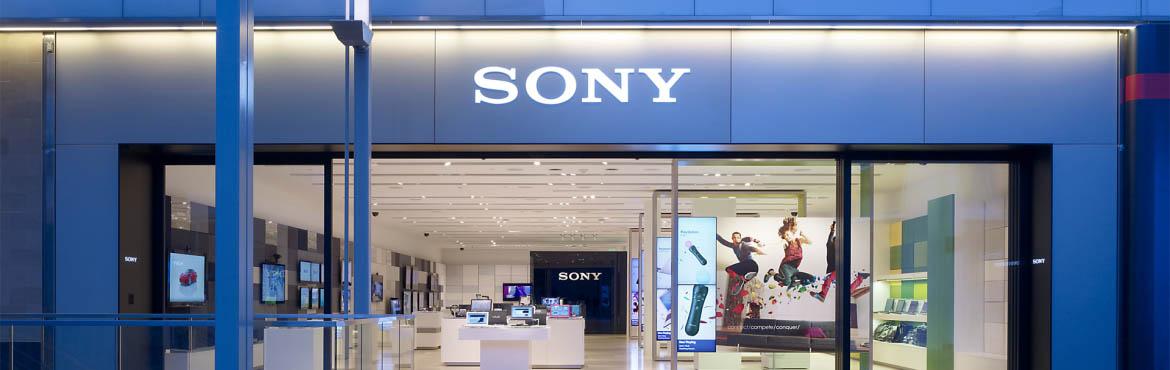 Sony store shop window