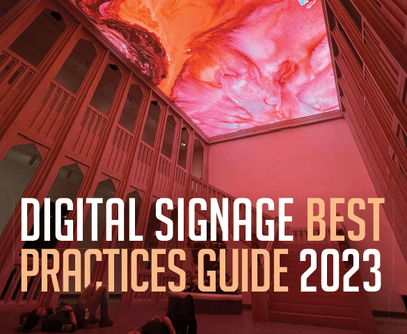 digital signage best practices guide 2023 by FUTURE publications