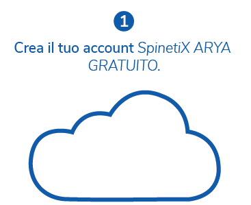 Crea il tuo account SpinetiX ARYA gratuito