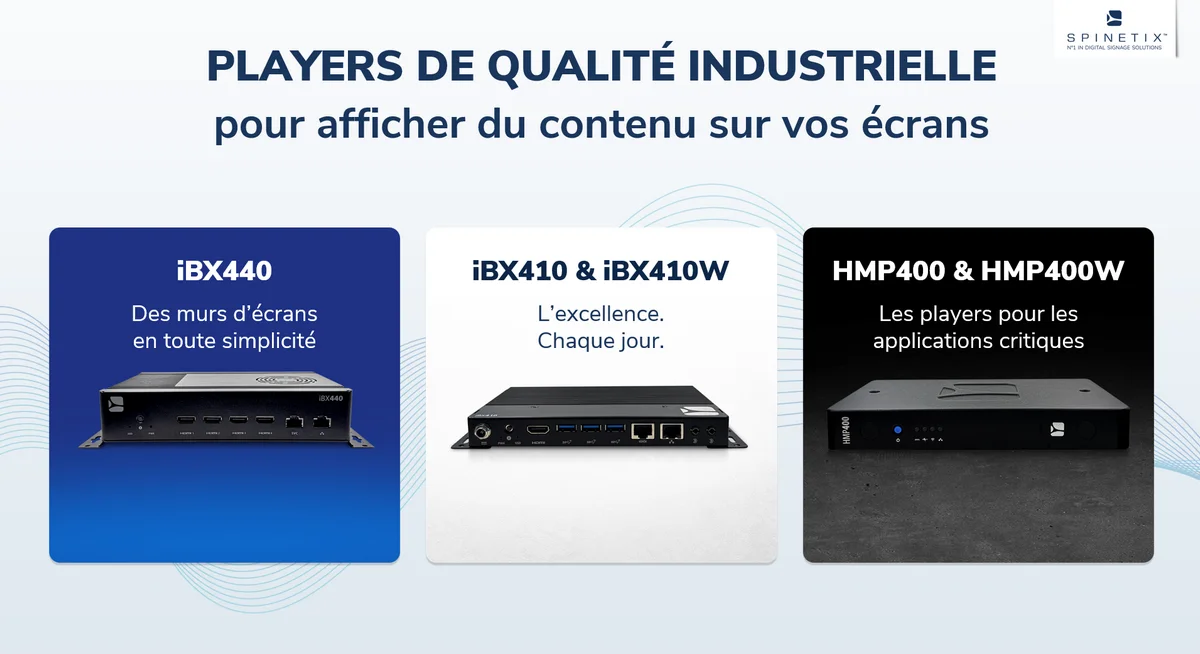 players d’affichage dynamique SpinetiX