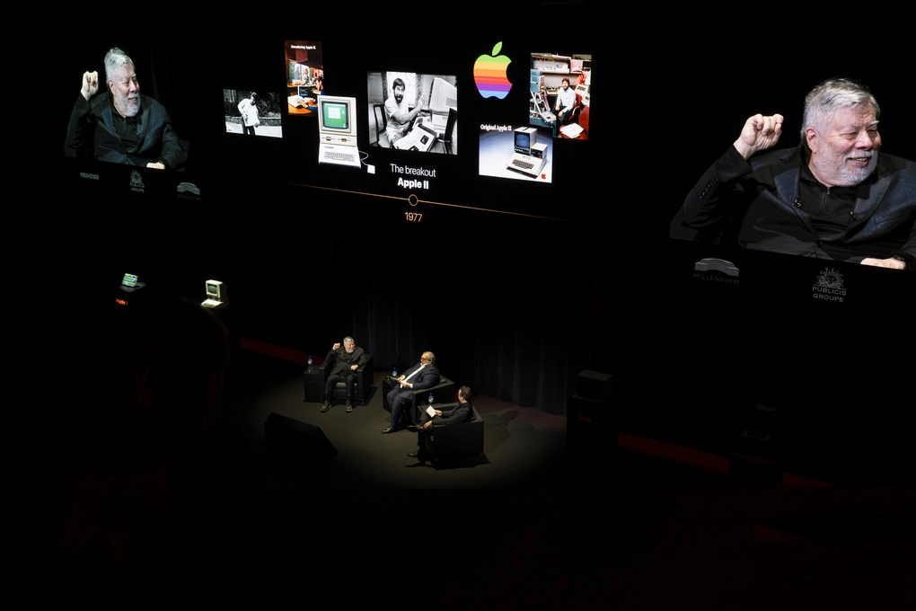 steve wozniak keynote on millennium stage lausanne