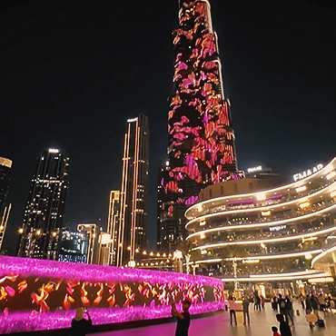 events and entertainment - dubai fountain outside burj khalifa